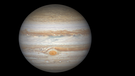 Der Planet Jupiter, aufgenommen mit einem 12''-Newton-Teleskop und aufwändig überarbeitet von Raul Cantemir. | Bild: Raul Cantemir