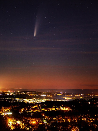 Komet Neowise | Bild: Lars Arnold