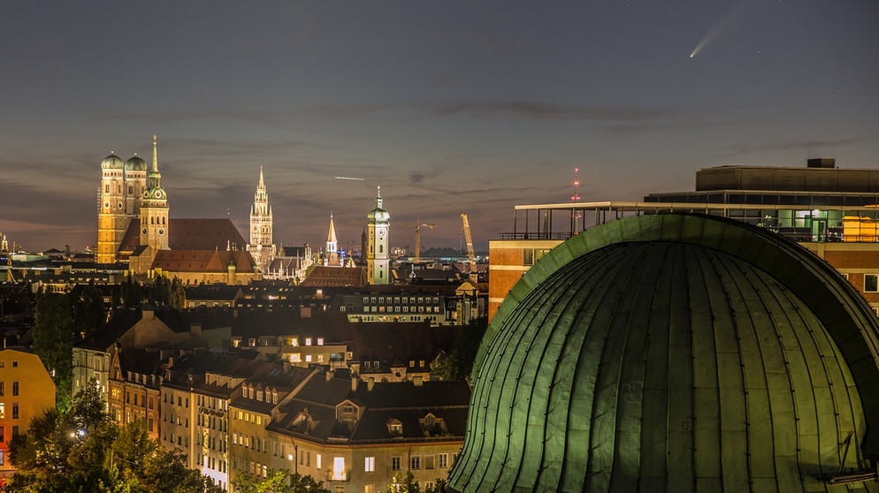 Komet Neowise über München | Bild: Marco Sproviero