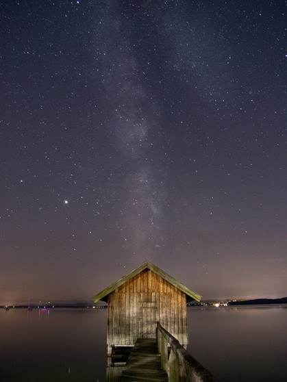 Milchstraße am 15.08.2020 am Ammersee | Bild: Michaela Reichart