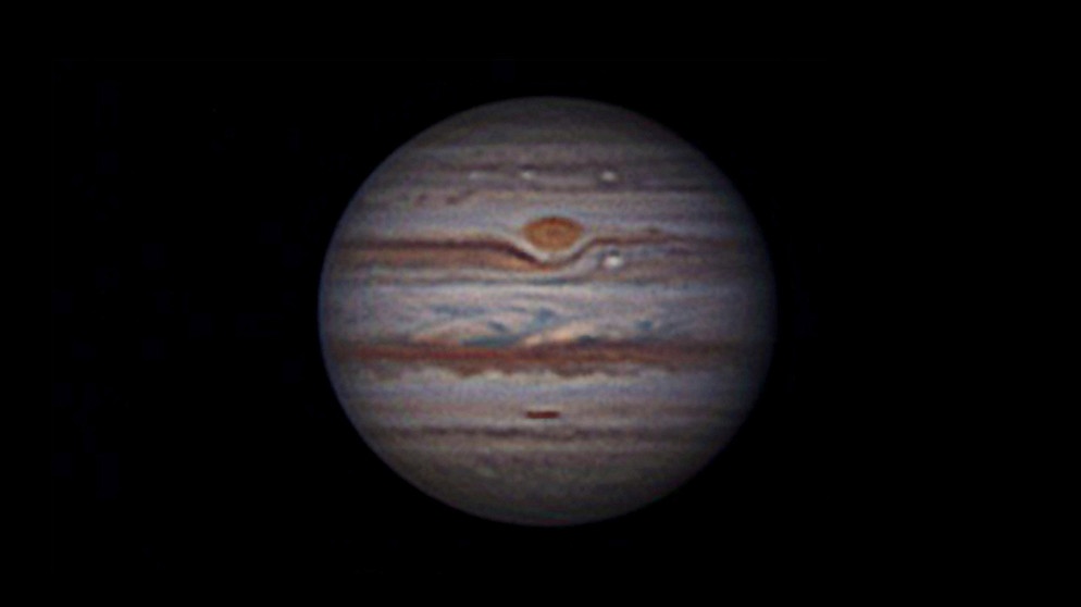 Planet Jupiter zu seiner Opposition im Februar 2015. Fotografiert von Stefan Hahne | Bild: Stefan Hahne