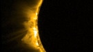 Sonnenfinsternis vom Satelliten Proba-2 aus gesehen | Bild: ESA/ROB