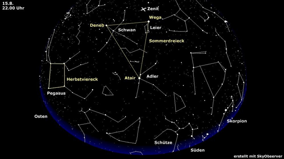 Sterne & Sternbilder Im August: Göttertaumel Und Schwanengesang ...