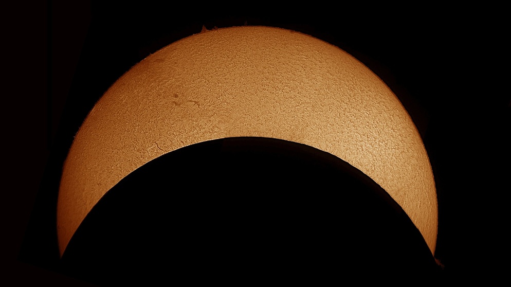 Sonnenfinsternis 2015 - Detailaufnahme | Bild: Stefan Hahne