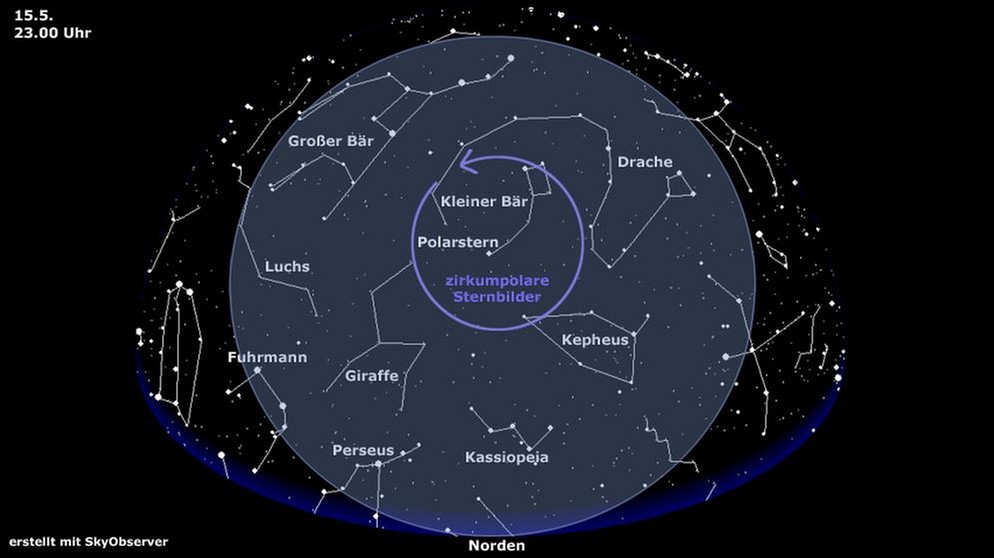 Sternbilder Im Mai: Die Schöne Und Das Biest | Sternenhimmel | Weltall ...