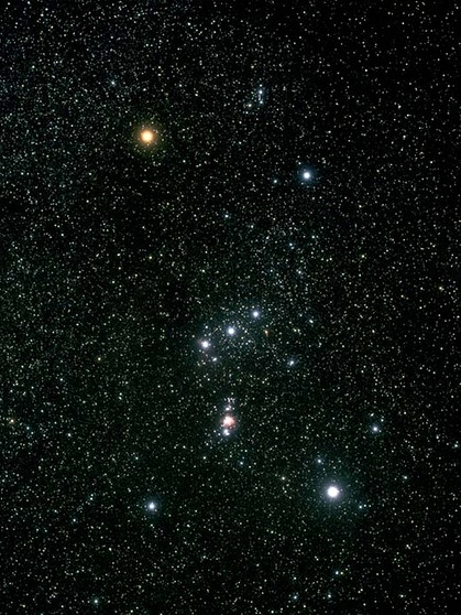 Sternbild Orion in einer Aufnahme des Hubble-Weltraumteleskops | Bild: NASA