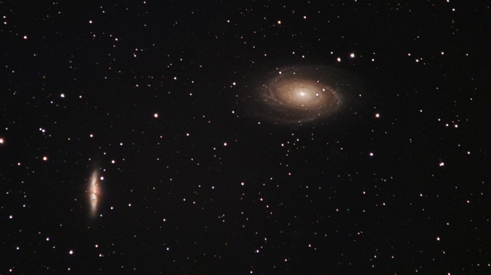 Bodes Galaxie M81 und Zigarrengalaxie M82 im Sternbild Großer Bär von Benno Grams | Bild: Benno Grams