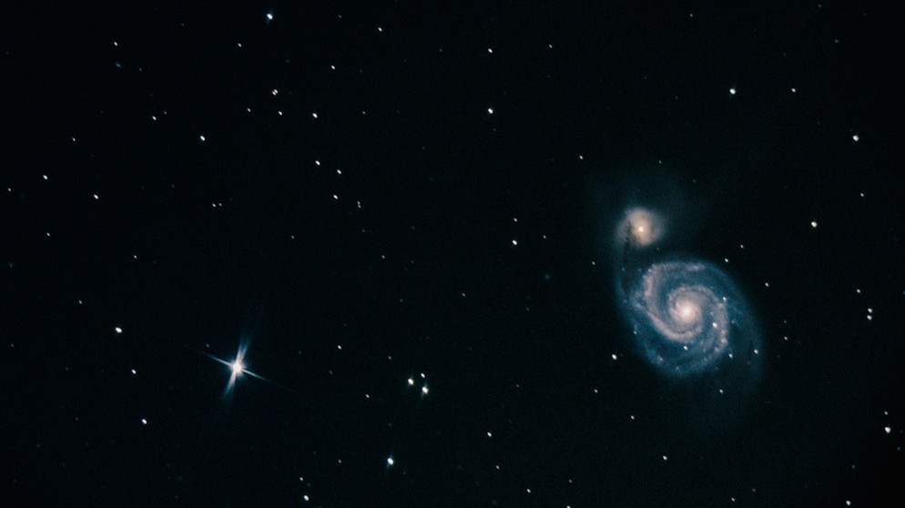 Whirlpoolgalaxie M51 im Sternbild Jagdhunde | Bild: Joachim Pemsel